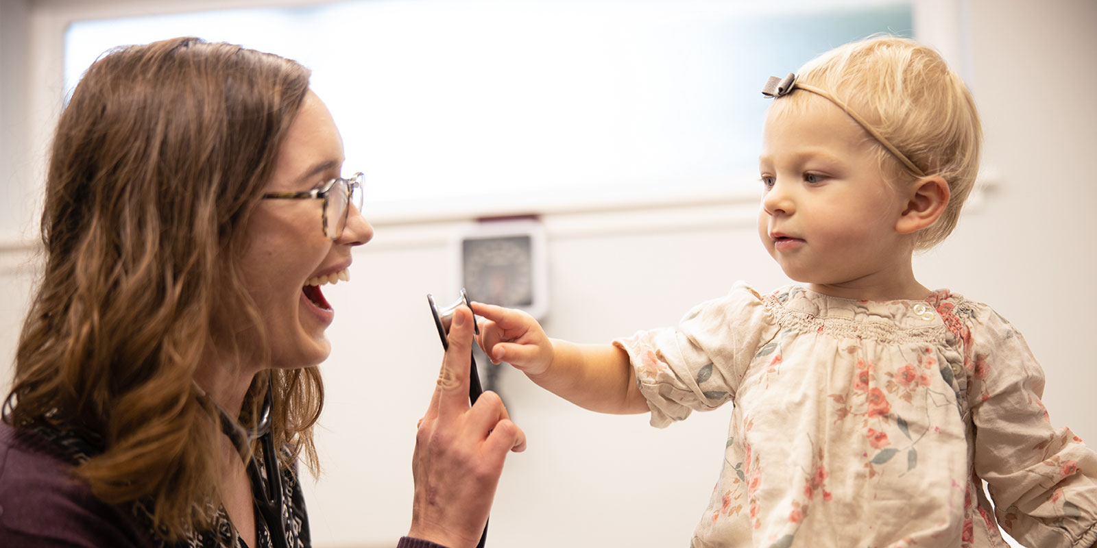 Natalie with patient